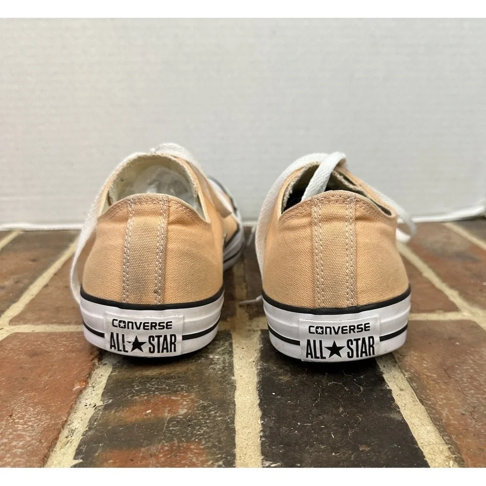 CONVERSE Chuck Taylor All Star Low Top‎ Sneakers Shoes Orange Women's 12 Men 10 - Picture 4 of 6